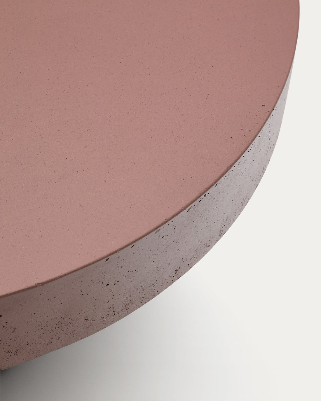 Table basse Elche XL terracotta – détail du plateau