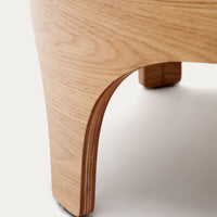 Table de chevet Olost – détail de l'espace de rangement