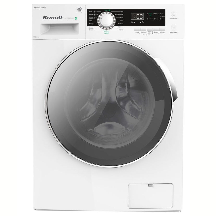Lave-linge séchant hublot 8 kg / 6 kg - Brandt