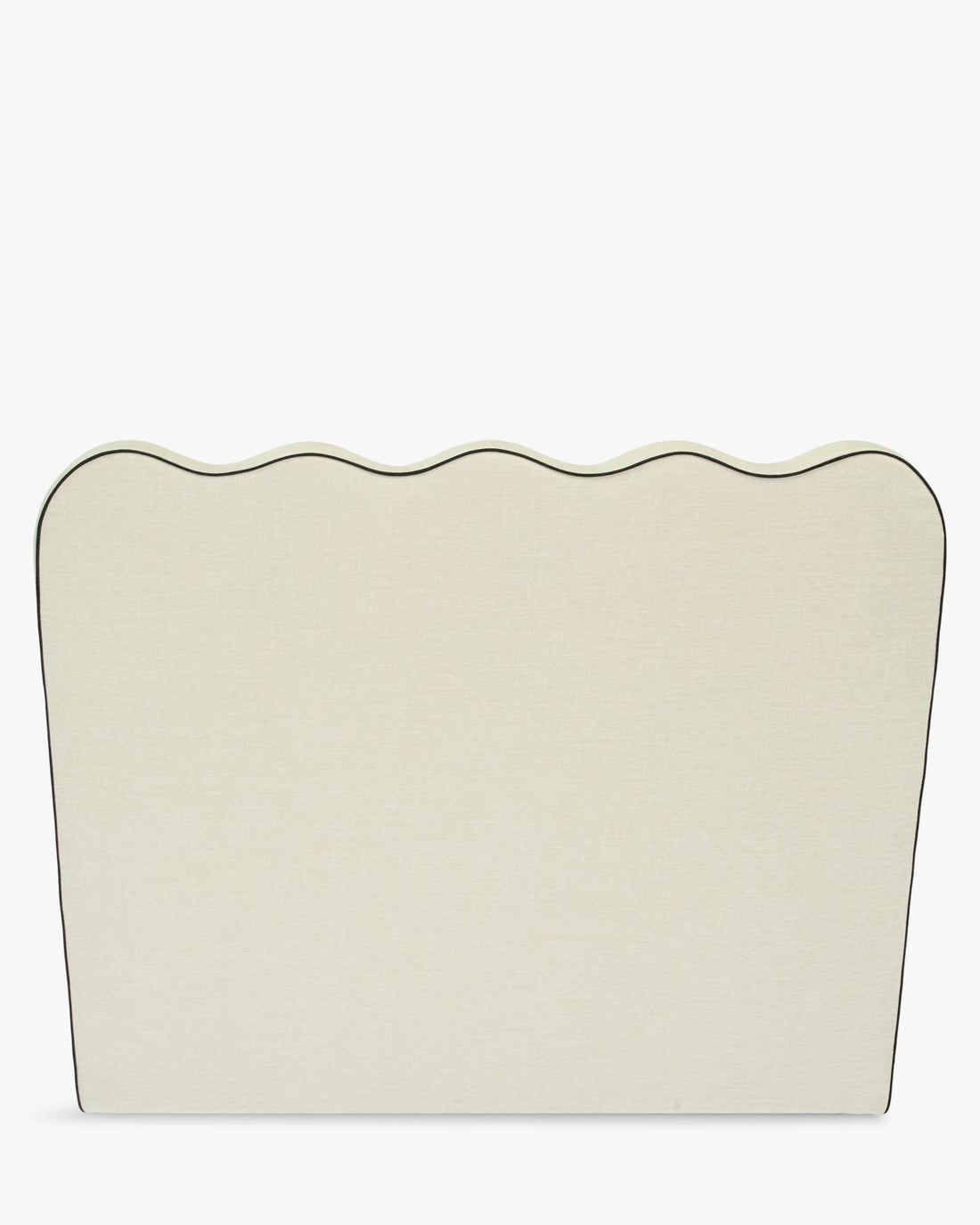 Tête de lit Atlante chenille beige – vue de face