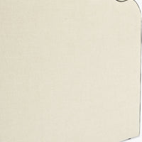 Tête de lit Atlante chenille beige – détail du tissu