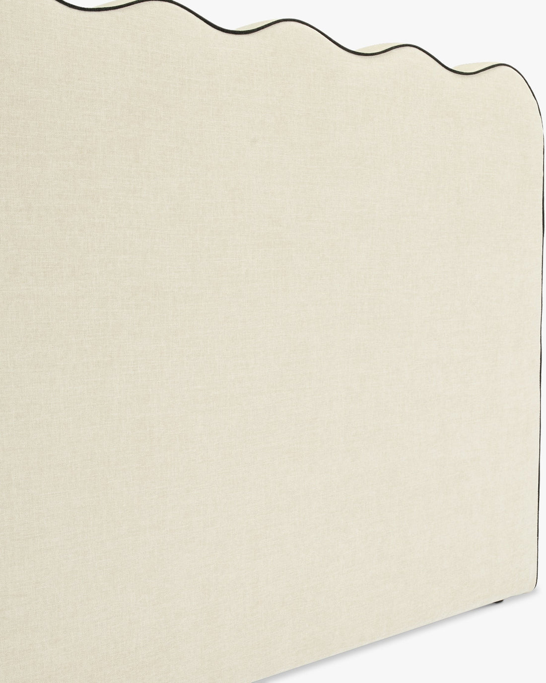Tête de lit Atlante chenille beige – détail du tissu