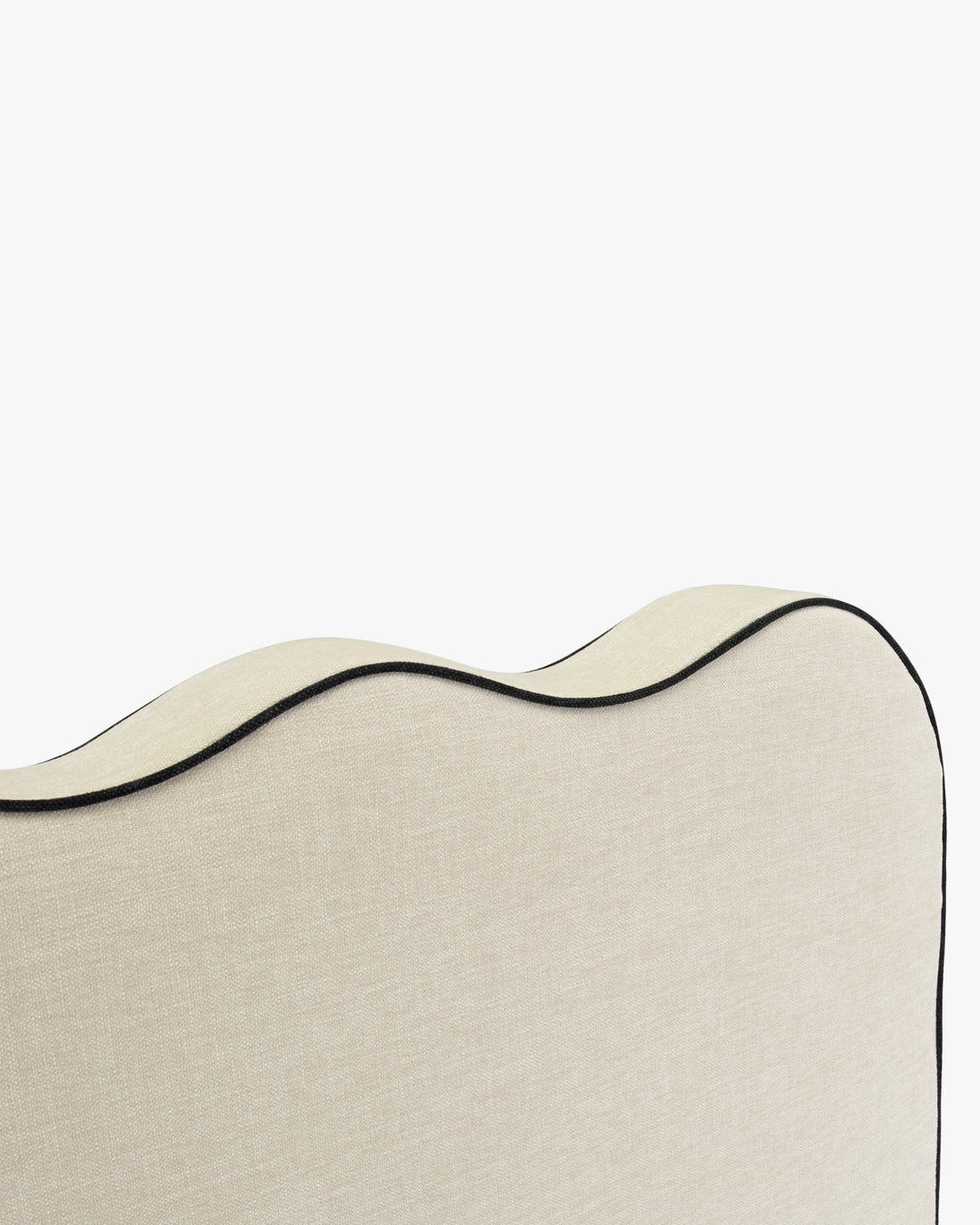 Tête de lit Atlante chenille beige – vue d'ensemble