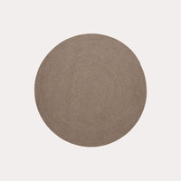 Tapis rond Palamos beige – vue détourée