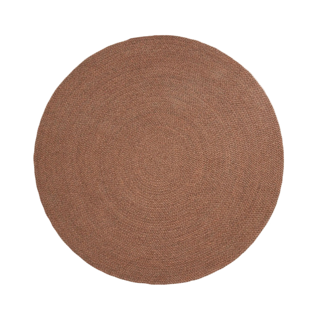 Tapis rond Aiguablava terracotta – vue détourée