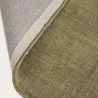 Tapis Cardona vert – vue de coin