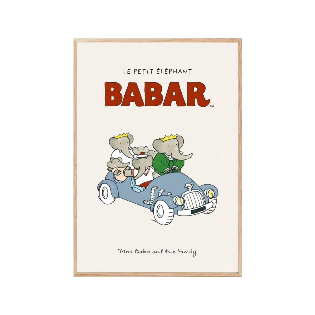 Affiche encadrée - Babar