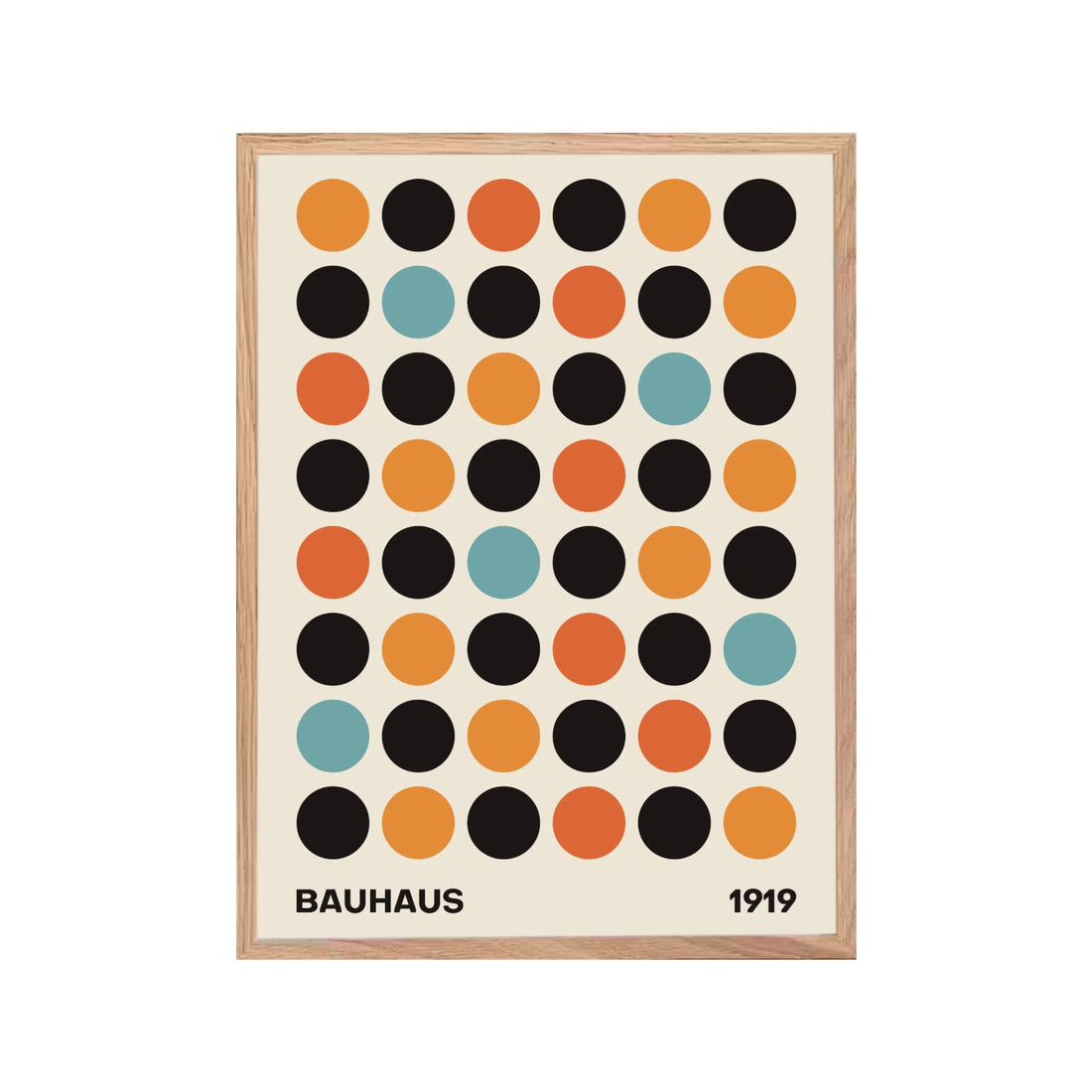 Affiche encadrée - Bauhaus 1919