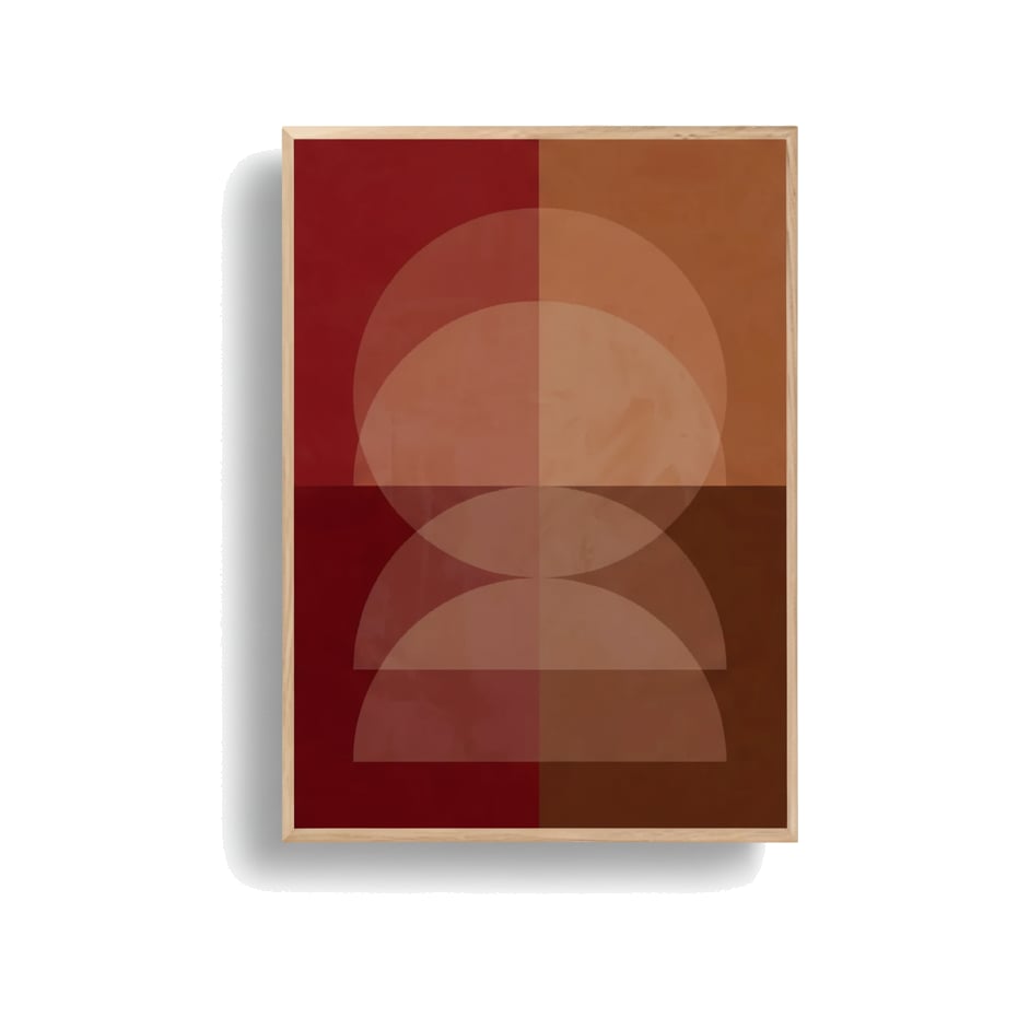 Affiche encadrée - Ochre