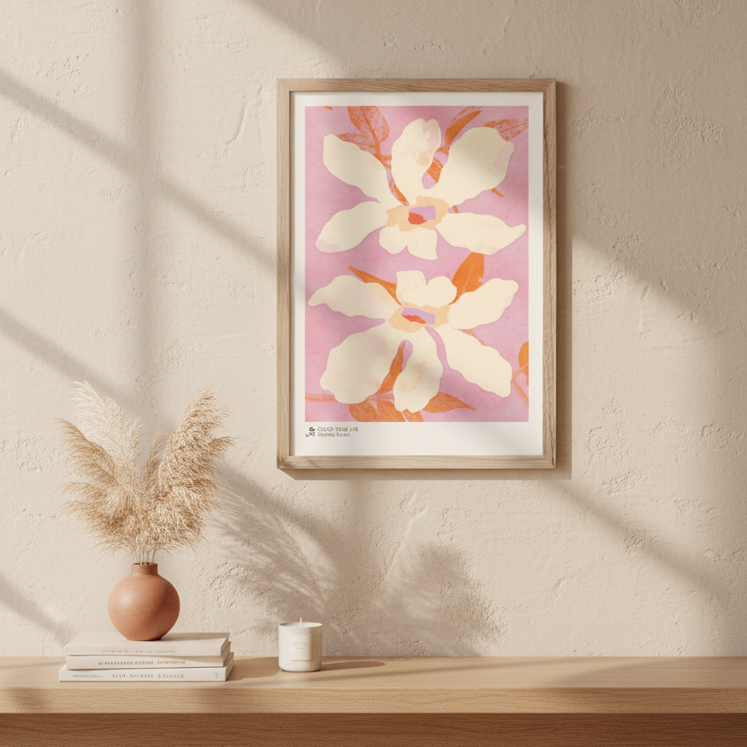 Affiche encadrée - Nacre