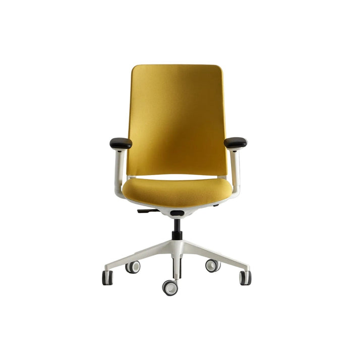 Siège de bureau A+S Work jaune – vue détourée