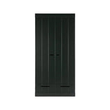 Armoire 2 portes et tiroirs pin Connect