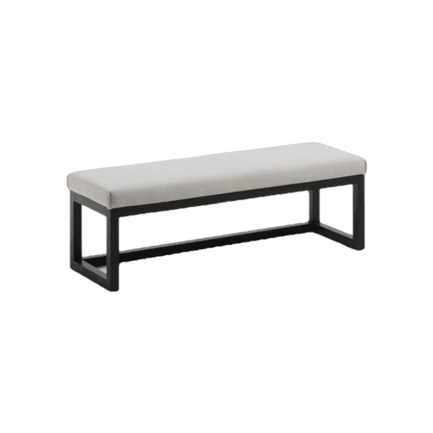 Banc tissu et métal Calaf
