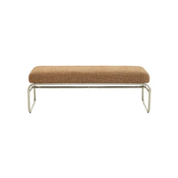 Banc tweed et chrome Kyra - NV Gallery