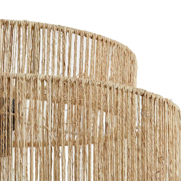 Suspension ronde jute Yaku naturelle
