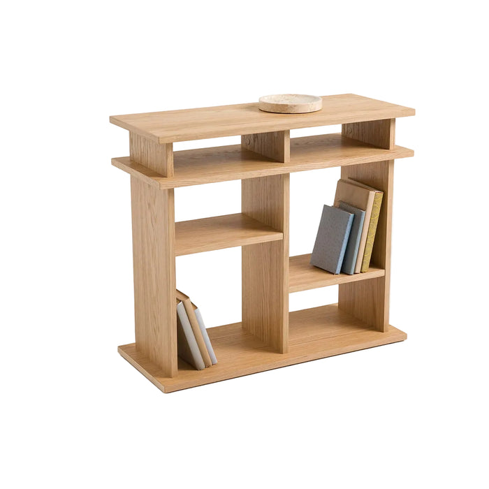 Bibliothèque Abalou finition chêne – vue détourée