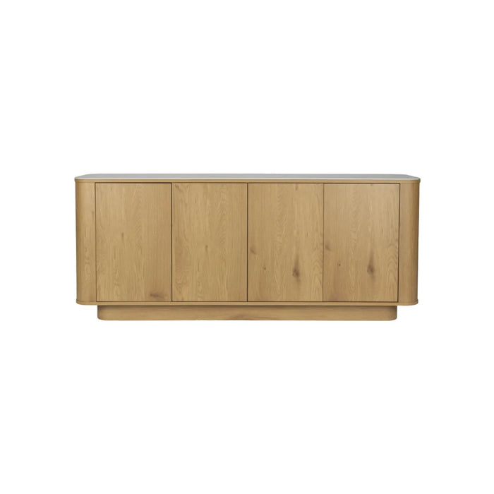 Buffet effet bois et aspect marbre Rima