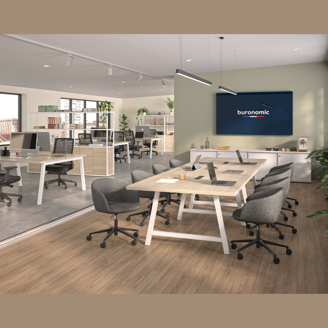Bureau individuel ou multiposte Verson