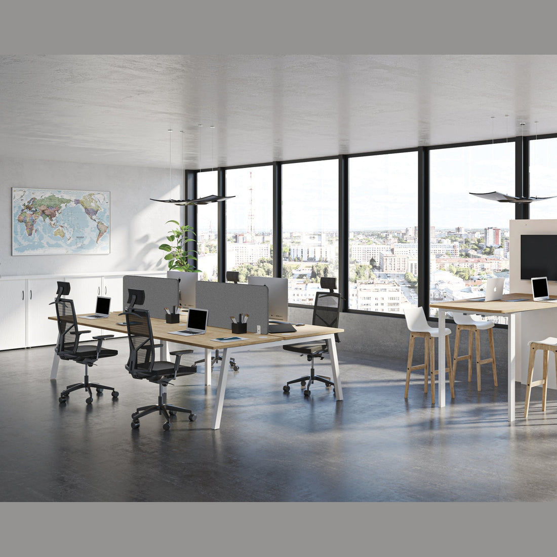 Bureau individuel ou multiposte Verson