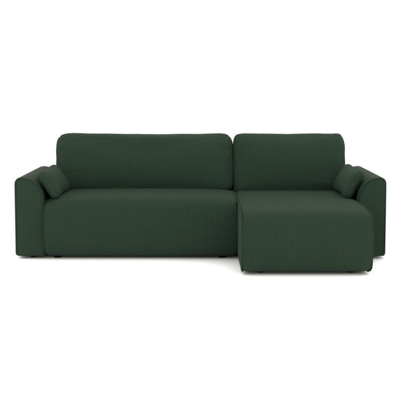 Canapé Convertible d'angle coffre 3 places Carmain