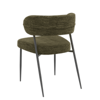 Chaise tissu et acier Londres - Akante