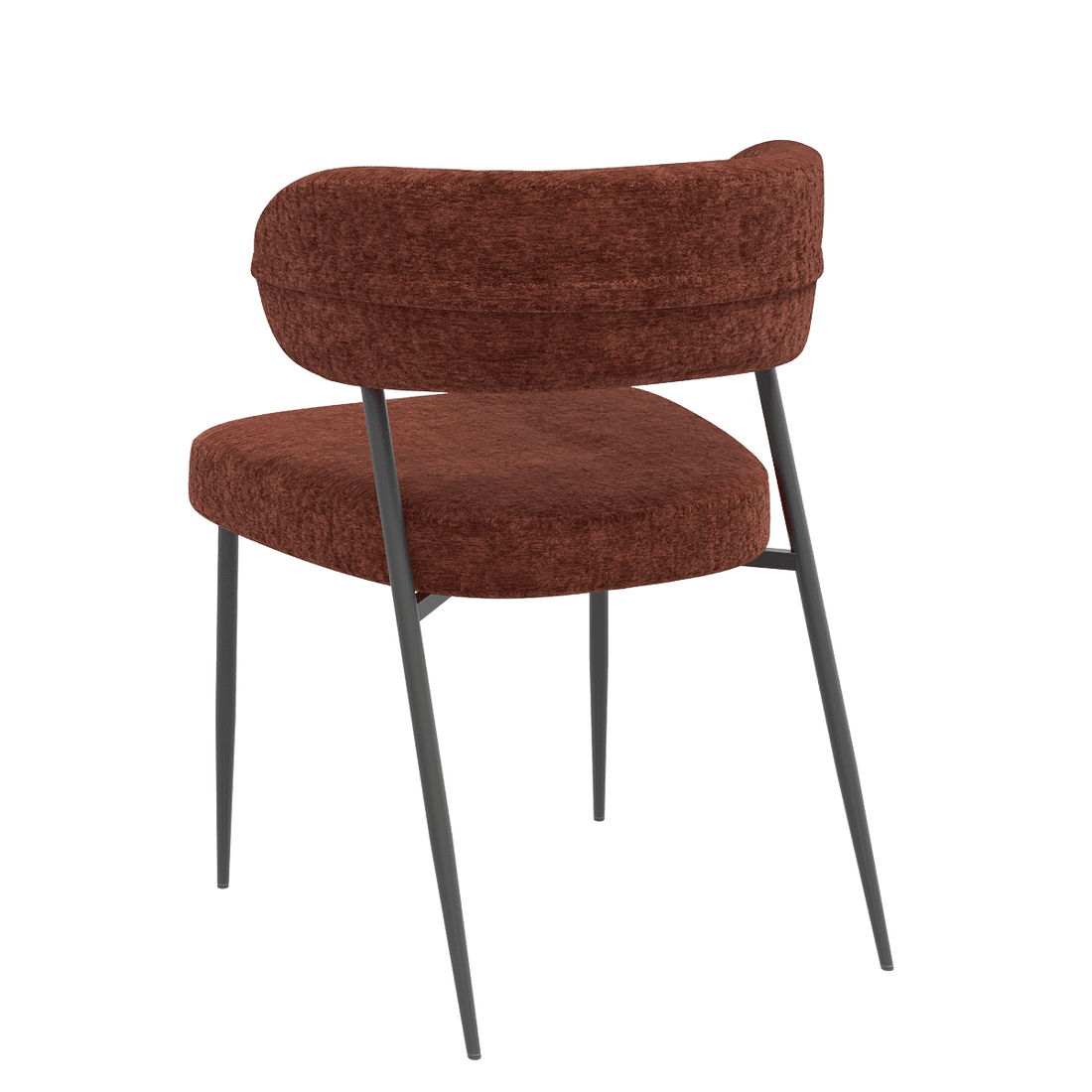 Chaise tissu et acier Londres - Akante