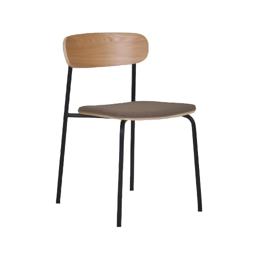 Chaise tissu et métal Asturia
