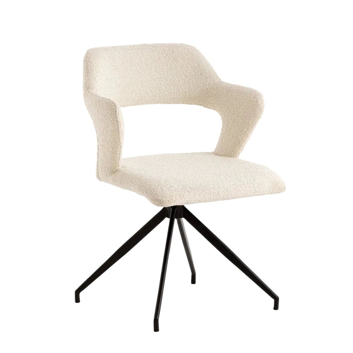 Chaise de bureau tissu bouclette Asyar - AM.PM