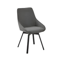 Chaise de bureau tissu et métal Estapona