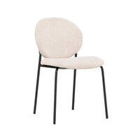 Chaise tissu et métal Vault