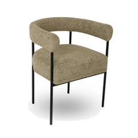 Chaise tissu et acier Arcade - NV GALLERY
