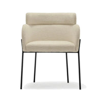 Chaise tissu et acier Baron - NV GALLERY