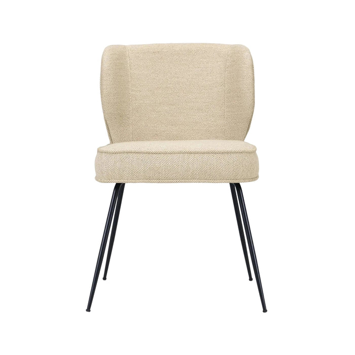 Chaise tissu et acier Wayne - NV GALLERY
