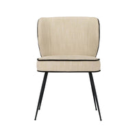Chaise tissu et acier Wayne - NV GALLERY