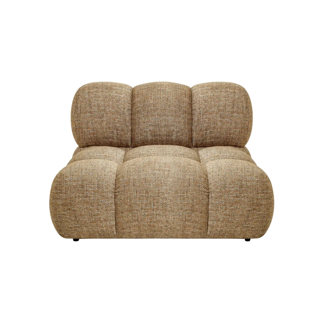 Chauffeuse tweed marron caramel Waffle - NV GALLERY