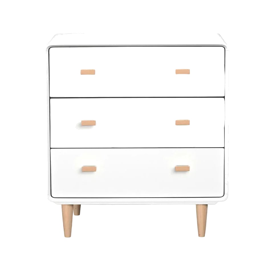 Commode 3 tiroirs bouleau et MDF Jimi