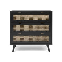 Commode 3 tiroirs impression cannage Villa