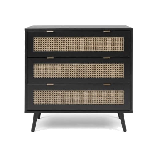 Commode 3 tiroirs impression cannage Villa
