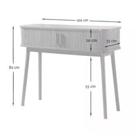 Console 2 portes coulissantes