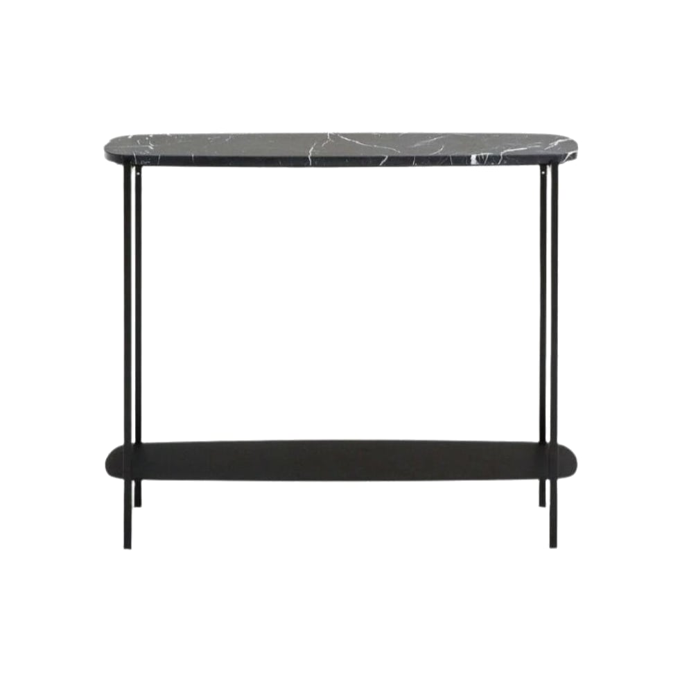 Console marbre et métal Arambo