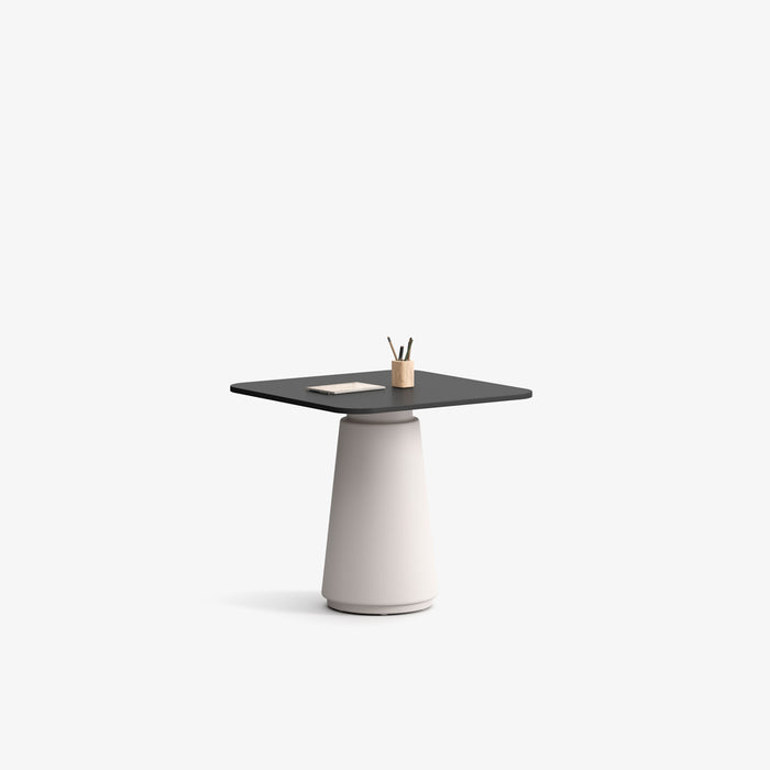 Table de réunion Dorik – finition 8, vue de la colonne