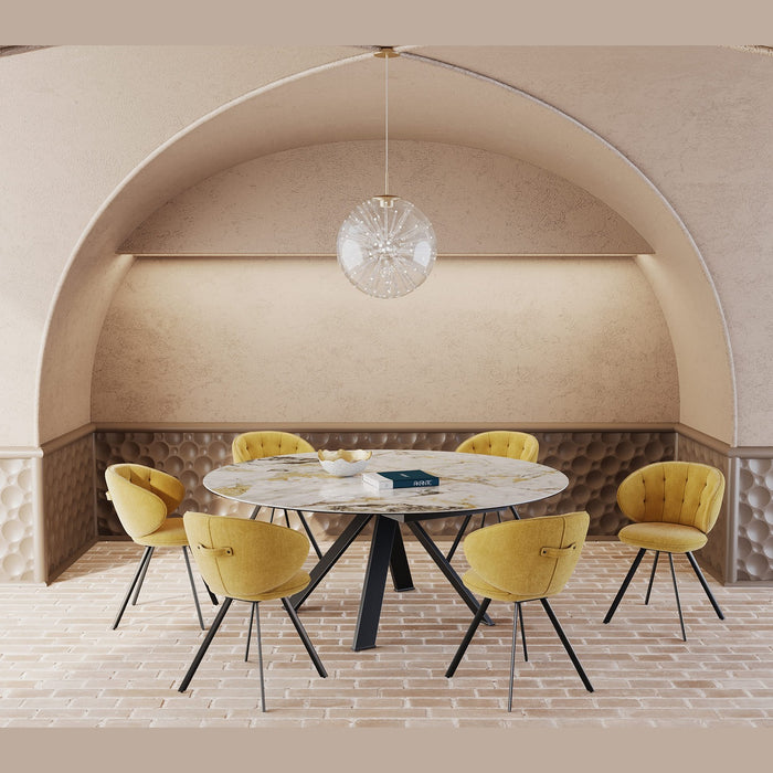 Table extensible marbre Austin - Akante