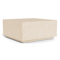 Table basse effet travertin Mina