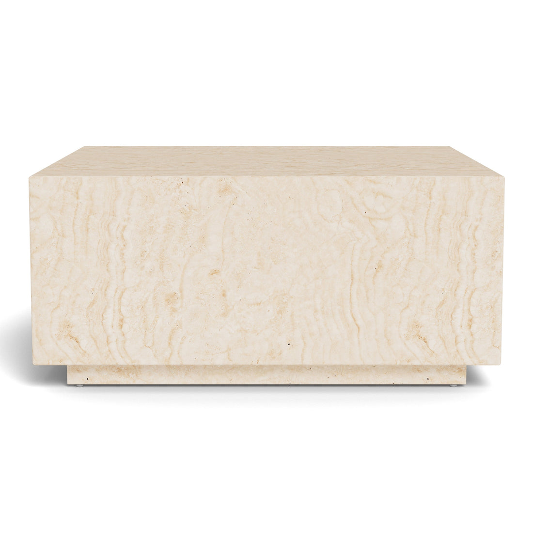 Table basse effet travertin Mina