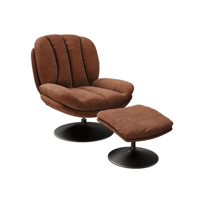 Fauteuil acier et tissu Lisboa - Akante