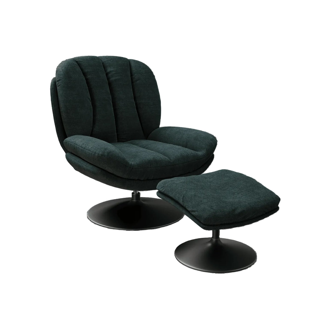 Fauteuil acier et tissu Lisboa - Akante