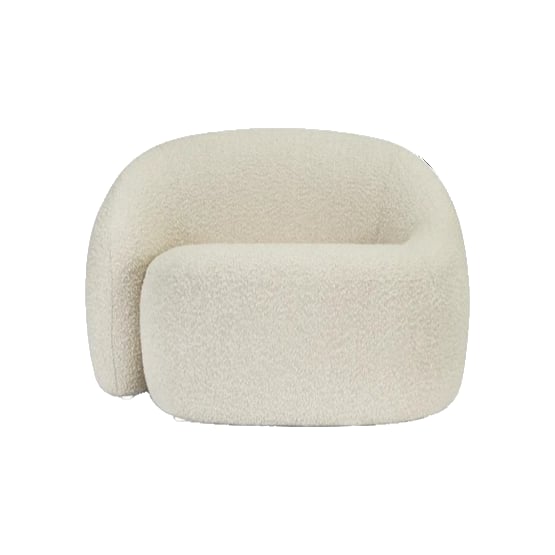 Fauteuil tissu bouclette Neo - NV GALLERY