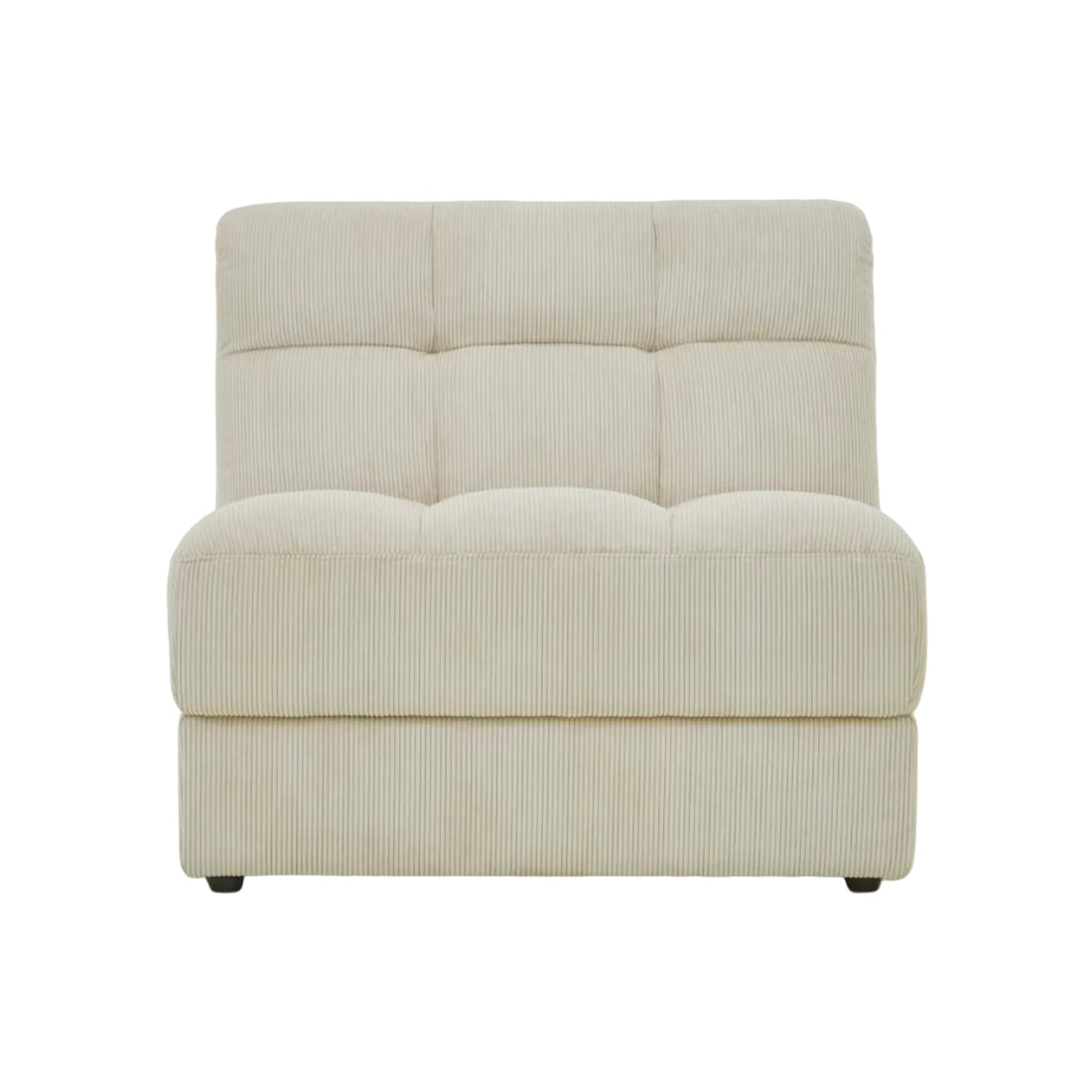 Fauteuil modulable tissu beige anti-tâches Paul - NV GALLERY