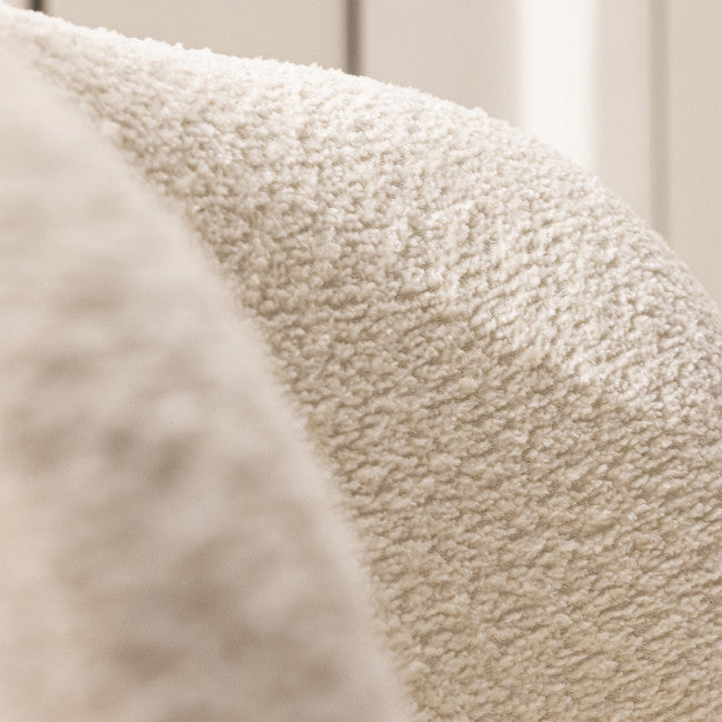 Fauteuil tissu bouclette Wilmotte