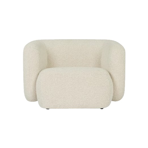 Fauteuil tissu bouclette Volta - NV GALLERY
